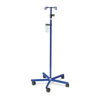 Ratiomed IV pole, safety hooks, 5 casters, height...