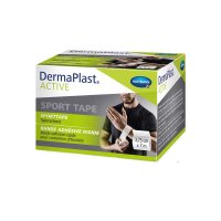Hartmann DermaPlast Active Sport Tape, Inelastic, White,...