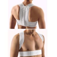 BORT Elastic Corset, adjustable straps, white, size 1-4