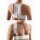BORT Elastic Corset, adjustable straps, white, size 1-4