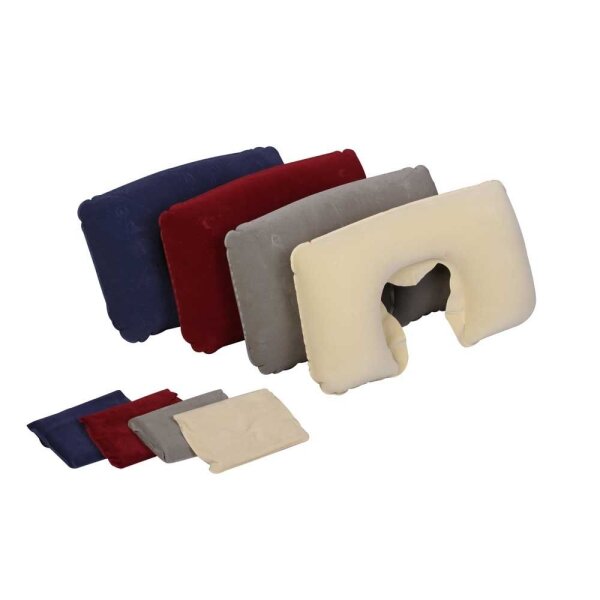 Behrend crescent-shaped cushion, inflatable, case, different colors