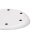 Behrend plate with raised edge, non-slip, rubber feet, ABS / Melamine