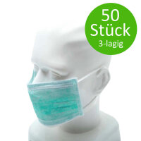 NOBAÂ® mouthguard, surgical mask, blue, 50 pieces