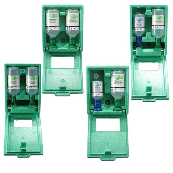 Plum eye wash or emergency department in wall box, Duo or Easy