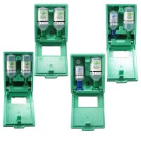 Plum eye wash or emergency department in wall box, Duo or...