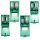 Plum eye wash or emergency department in wall box, Duo or Easy