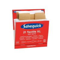 Cederroth Salvequick Plaster-Strips Refill instant patch kit, sizes