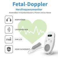 Medicalcorner24 Ultraschall Fetal-Doppler Grey