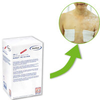 MaiMed gauze compress, non-sterile, X-ray, 12/16-fold, 100pcs