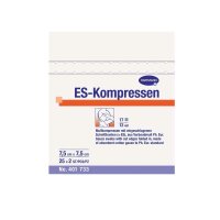 ES compresses, gauze swabs, Hartmann, sterile, 12f