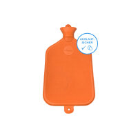 Rubber hot water bag of Sänger, smooth, 3 liter, various colors