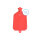 Rubber hot water bag of Sänger, smooth, 3 liter, various colors