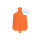Rubber hot water bag of Sänger, smooth, 3 liter, various colors