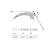 Luxamed F.O. McCoy Blade Replaceable Light Guide, 2 - 4