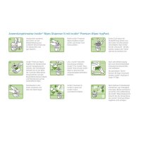 Ecolab Disinfecting Wipes Incidin Premium Wipes Hygpack, Colours