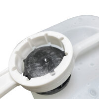 Opener for container of BODE for 2-, 5-, 10-, or 25 liter canister