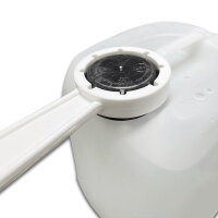 Opener for container of BODE for 2-, 5-, 10-, or 25 liter canister