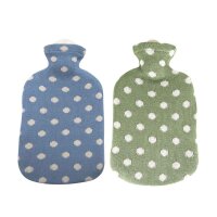 Sänger hot water bottle 2L, knit cover points, colors