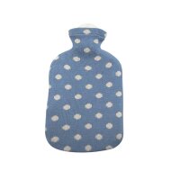 Sänger hot water bottle 2L, knit cover points, colors