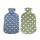 Sänger hot water bottle 2L, knit cover points, colors