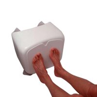 Behrend bathtub shortener, 4 suction cups, white, 37 x 28...