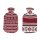 Sänger hot water bottle 2L, knit cover winter, colors