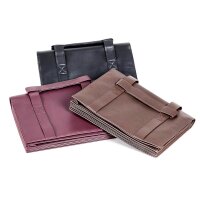 Dürasol flashcards Bag, Leather, 24x6x17cm color choice