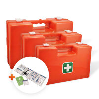 First Aid Kit, filled according to DIN norms, different...