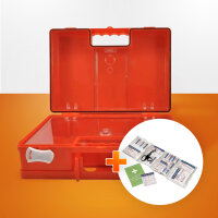 First Aid Kit, filled according to DIN norms, different sizes