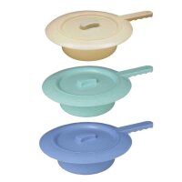 Behrend bedpan, plastic, autoclavable, cover, color...