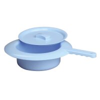 Behrend bedpan, plastic, autoclavable, cover, color...