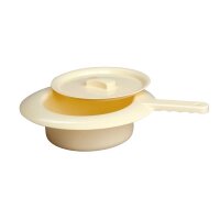 Behrend bedpan, plastic, autoclavable, cover, color selection