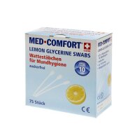 Med Comfort Lemon Oral Care Sticks, 25x 3pcs, 2 sizes
