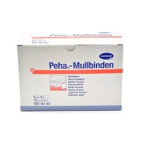 Peha gauze by Hartmann, fixation bandages, white, 20 pack
