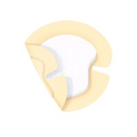 PermaFoam concave foam dressing Hartmann, 16.5 x 18 cm, 3...