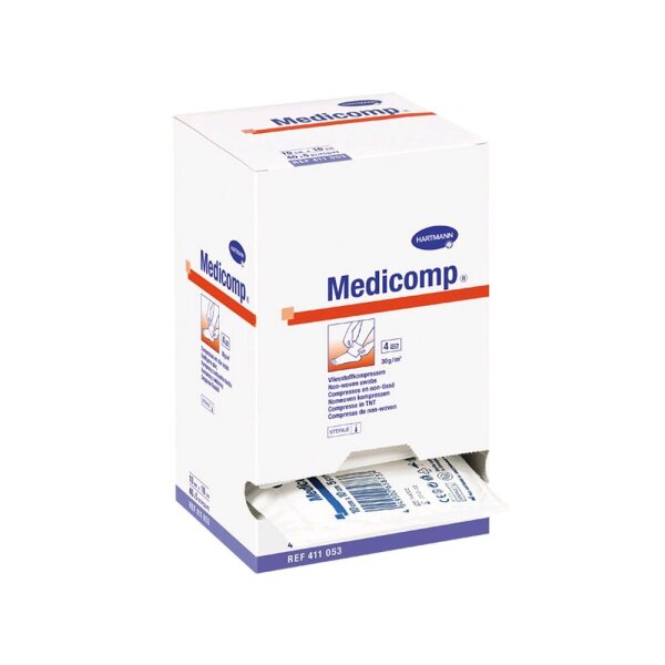 Medicomp Nonwoven Compresses by Hartmann, 25 x 2 items