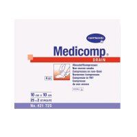 Slot Compresses Medicomp® drain by Hartmann, sterile,...
