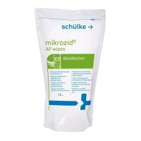Schülke mikrozid® AF wipes, disinfectant wipes, Dispenser or Refill
