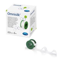 Omnisilk Fixation Plaster made of artificial silk, 5 m, 1...