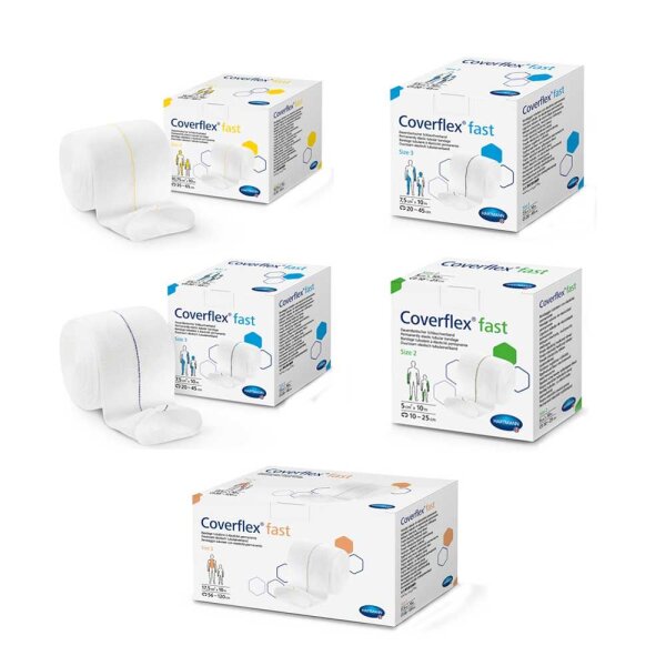 Hartmann tubular bandage Coverflex® fast, permanently elastic, 1 - 5