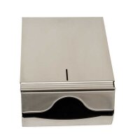 Plock towel dispenser stainless steel, brushed, lockable