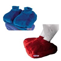 Foot warmers made of plush with 2.0 L hot water bottle by...
