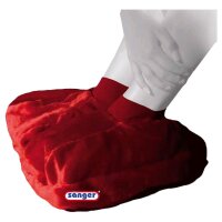 Foot warmers made of plush with 2.0 L hot water bottle by Sänger