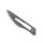 Ratiomed disposable scalpel blades, sterile, carbon steel, 100 items
