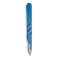 Ratiomed Disposable scalpels, sterile, stainless steel blades, 10 item