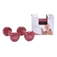 Pader top / VIT® dumb.bell, with vinyl coating, various. Weights