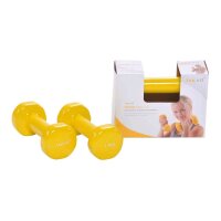 Pader top / VIT® dumb.bell, with vinyl coating, various. Weights