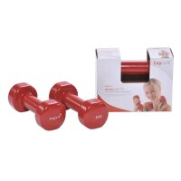 Pader top / VIT® dumb.bell, with vinyl coating, various. Weights