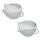 Behrend feeding cup, polypropylene or porcelain, handles, white, 200ml