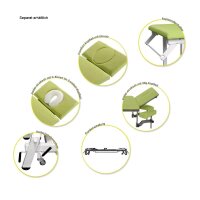 Pader treatment couch eco fresh 2.0, electric, hand switch, colors